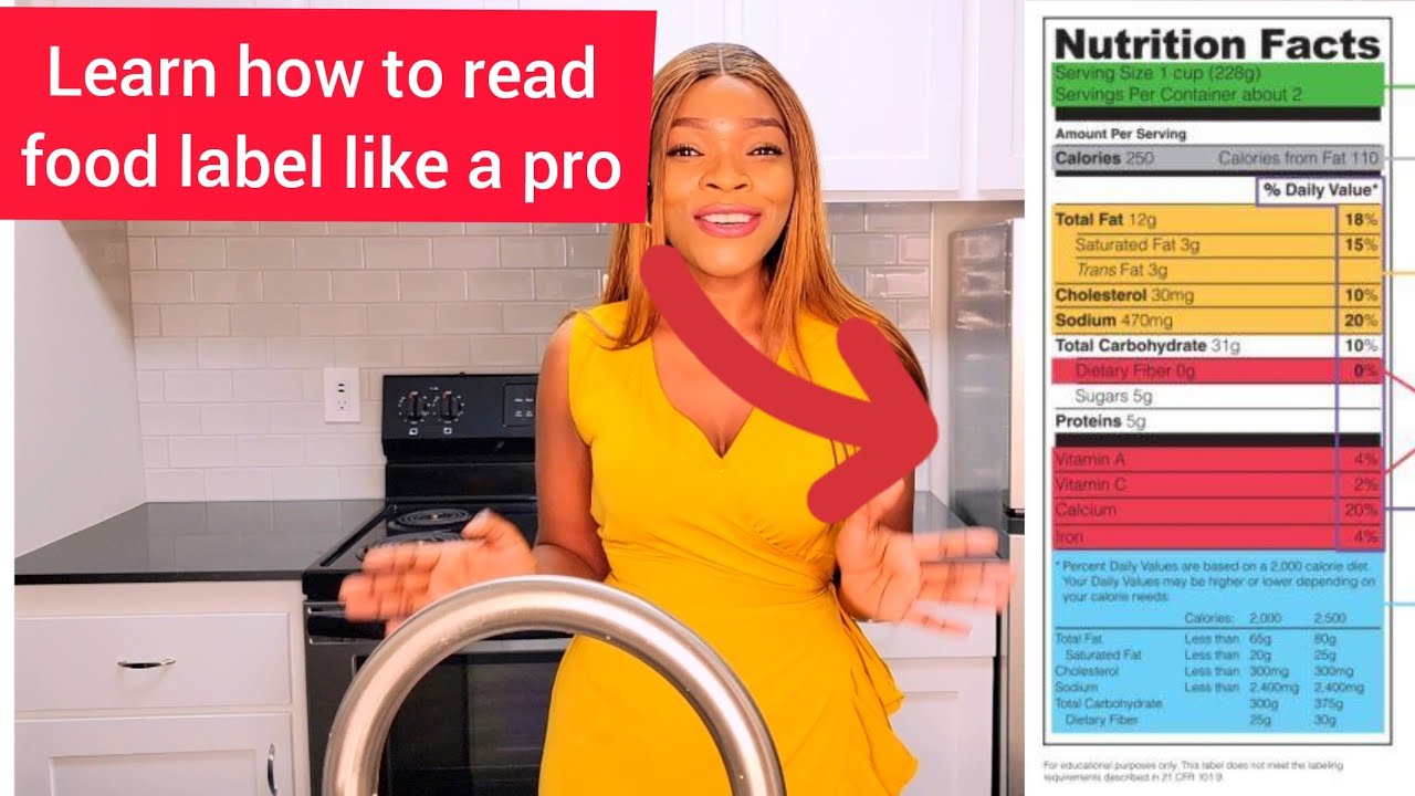 How to Read a Nutrition/Food labels for weight loss and ...