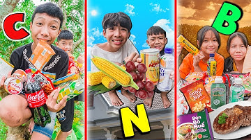 Thái Chuối | Thử Thách Mua & Ăn Đồ Ăn Theo Bảng Chữ Cái