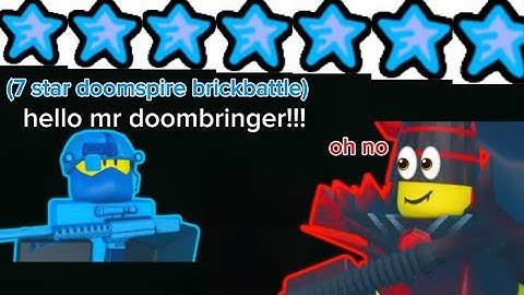 6x 1 star Doomspire Brickbattle (The Battle Bricks)