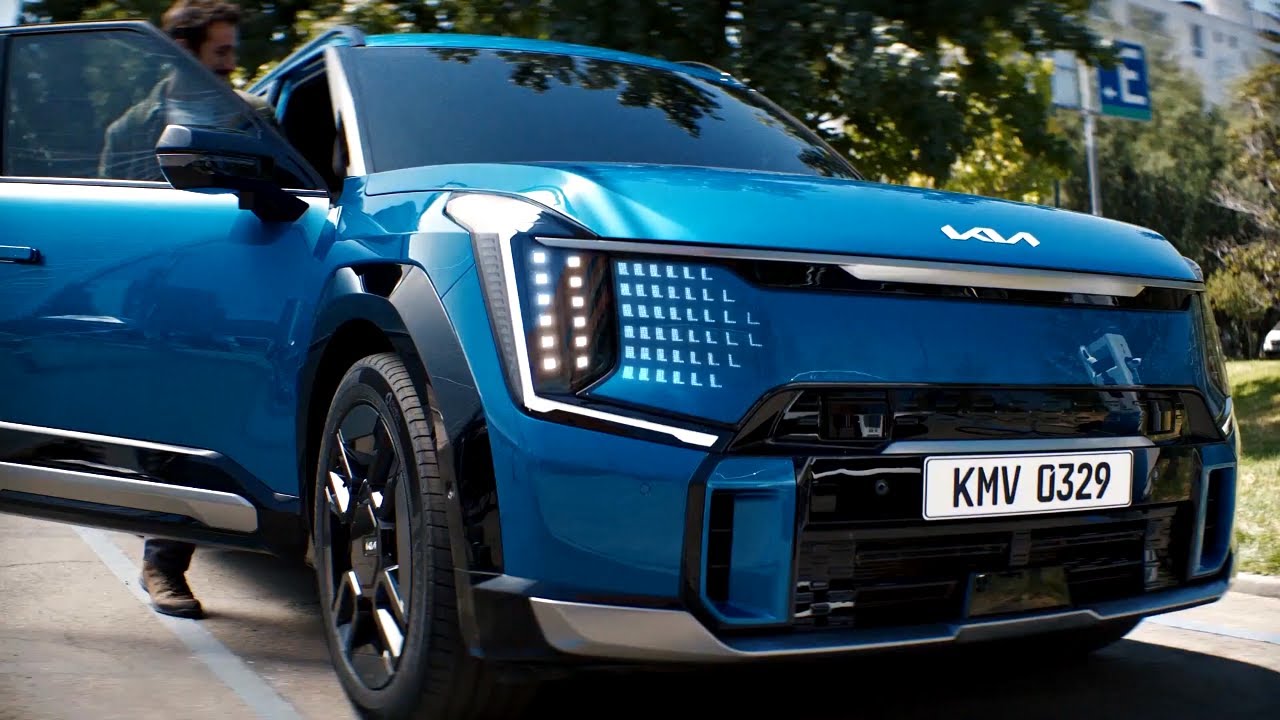 All New 2024 Kia EV9 GT line First Look YouTube