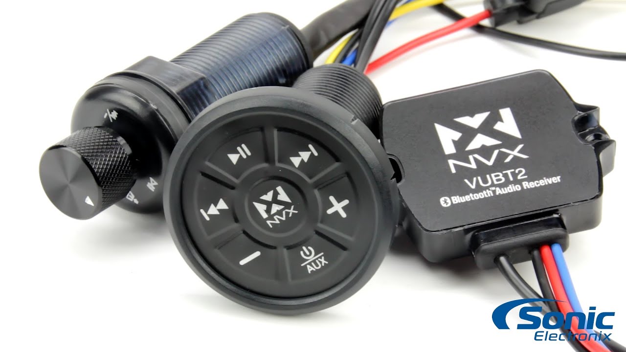 Universal Waterproof Bluetooth Audio Receiver RCA Output Converter Car Boat Bike