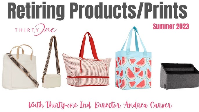 👛 Purses, Totes, and Crossbody's from Thirty-One  Ind. Director, Andrea  Carver Summer 2023 