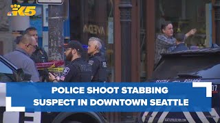 Investigation underway after police shooting in downtown Seattle