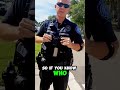 Man Invokes First Amendment And Exposes Cops sower Bullhorn Stop #police #shorts