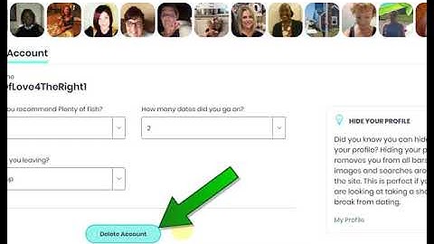 How to Close Down & Delete Plenty Of Fish Account & Profile
