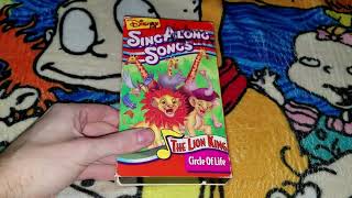 Disney's Sing Along Songs Circle Of Life VHS Review