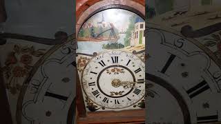 frisian longtale clock with fisherman throwing his net out animation