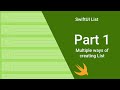 SwiftUI List-01: Multiple ways of creating list in SwiftUI