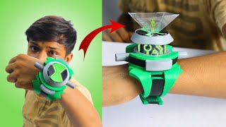 DIY Ben 10 Omnitrix with 3d hologram Alien interface