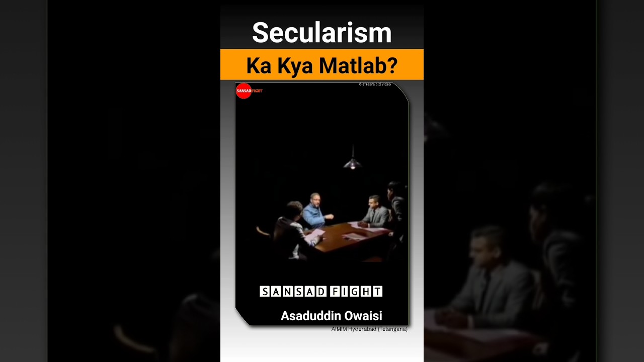 Secularism Ka Matlab Kya Hai | Asaduddin Owaisi | 