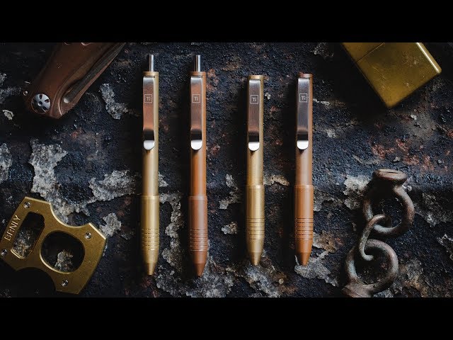 Brass & Copper Click EDC Pen – Big Idea Design LLC