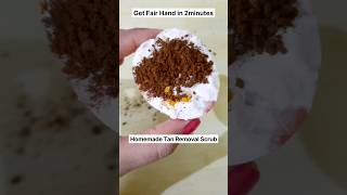 How To Get Fair Hand in 2mins/Most Easy Manicure,Hand Tanning Removing Home Remedies ytshortsviral