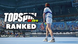 INTENSE RANKED MATCHES IN TOP SPIN 2K25 | PS5 Gameplay