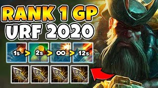 When the RANK 1 Gangplank plays URF MODE! 4 infinity edges is INSANE - League of Legends