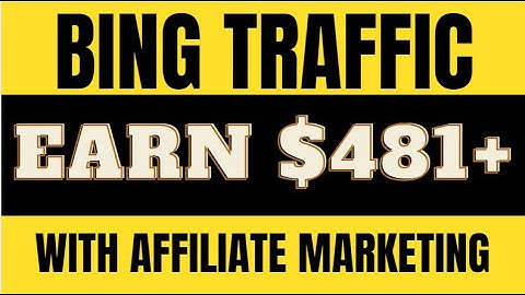 Zero To $481 Days In Commissions - BING ADS Affiliate Marketing For Beginners @clickbanksuccessbreakthrough