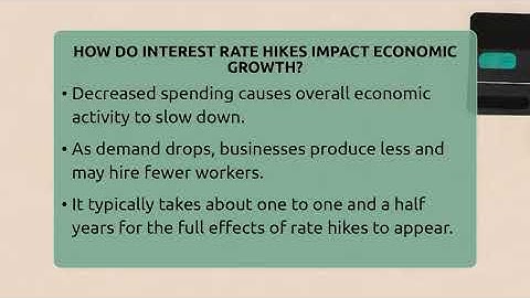 How Do Interest Rate Hikes Impact Economic Growth? - Inflation Insight Channel
