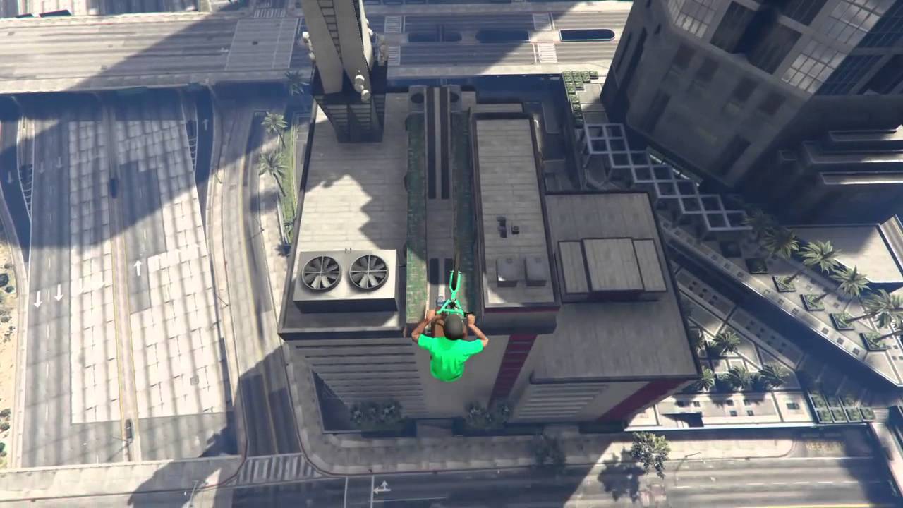 FIRST PERSON BACKFLIP OFF BUILDING! GTA V Race Review previeW: [SBMX ...