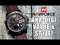 Rugged Style! NaviForce Dual Movt Ana-Digi Watch Review (NF9095M) c/o GearBest - Perth WAtch #133
