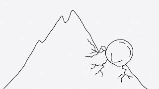 Meteor hits mountain