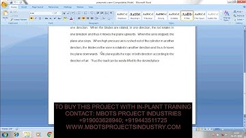 Design and fabrication of Pneumatic Crane Mechanical project-MBOTS PROJECT INDUSTRY