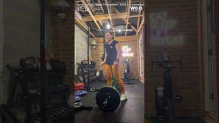 Sarah Parker. Eagle qualifiers 2022. WOD 2- cannonball out and Raze it up