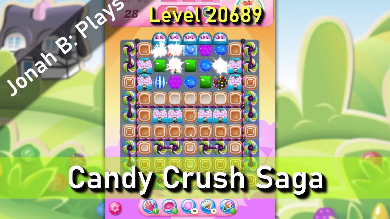 Candy Crush Saga Level 20689 - YouTube