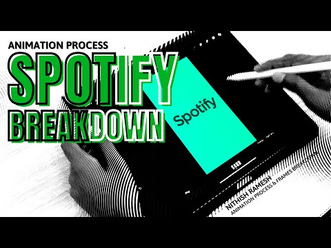 How I Animated Spotify Logo On Procreate | Design Process x Frames Breakdown.