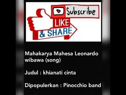 Mahakarya Mahesa Song Khianati Cinta Di Populerkan Pinocchio Band Mahakarya Mahesa Song Khianati Cinta Di Populerkan Pinocchio Band