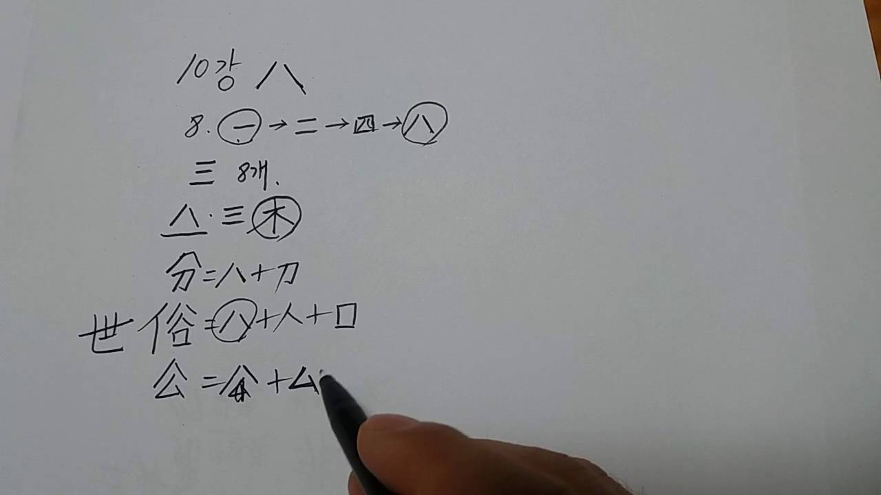 『하늘을 품은 한자, 주역으로 풀다』 제10강 - 여덟 팔 / 임병학 교수 - YouTube