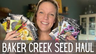 2023 SEED HAUL From Baker Creek Seeds 🌱 || Seed Haul 2023 || Cut Flower Garden || Zone 8
