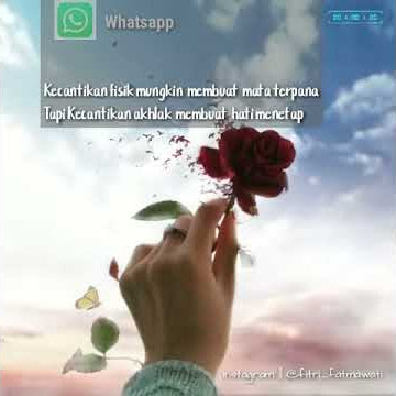 Amin Paling Serius | STORY WA  'KECANTIKAN ABADI' - Video Literasi