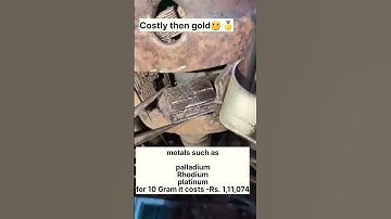 Catalytic converter scam🤔 | Catalytic converter Stolen😨 | Which metals are in catalytic converter?