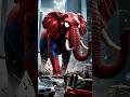 Elephant Spiderman And Elephant Hulk #spiderman #marvel