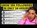 How To Gain 10K REAL Followers on TikTok in Only 24 Hours (get TikTok followers FAST)