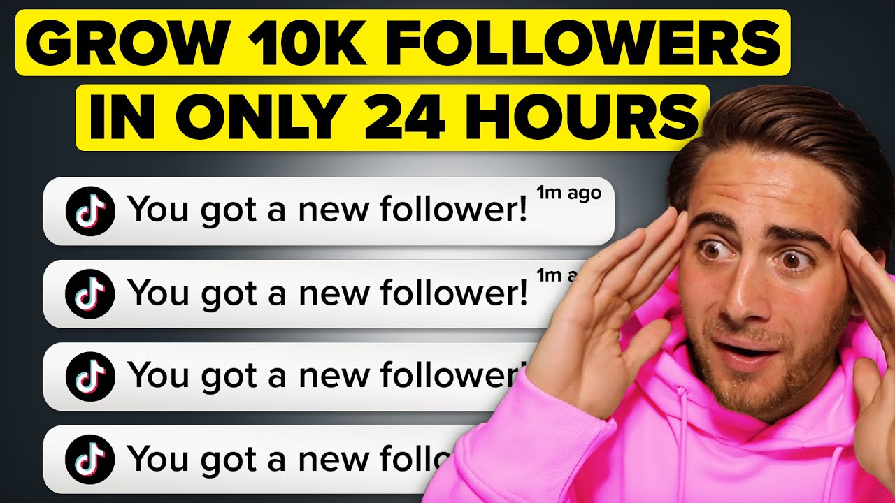 Как набрать 10 000 РЕАЛЬНЫХ подписчиков в TikTok всего за 24 часа (быстро получить подписчиков в ...