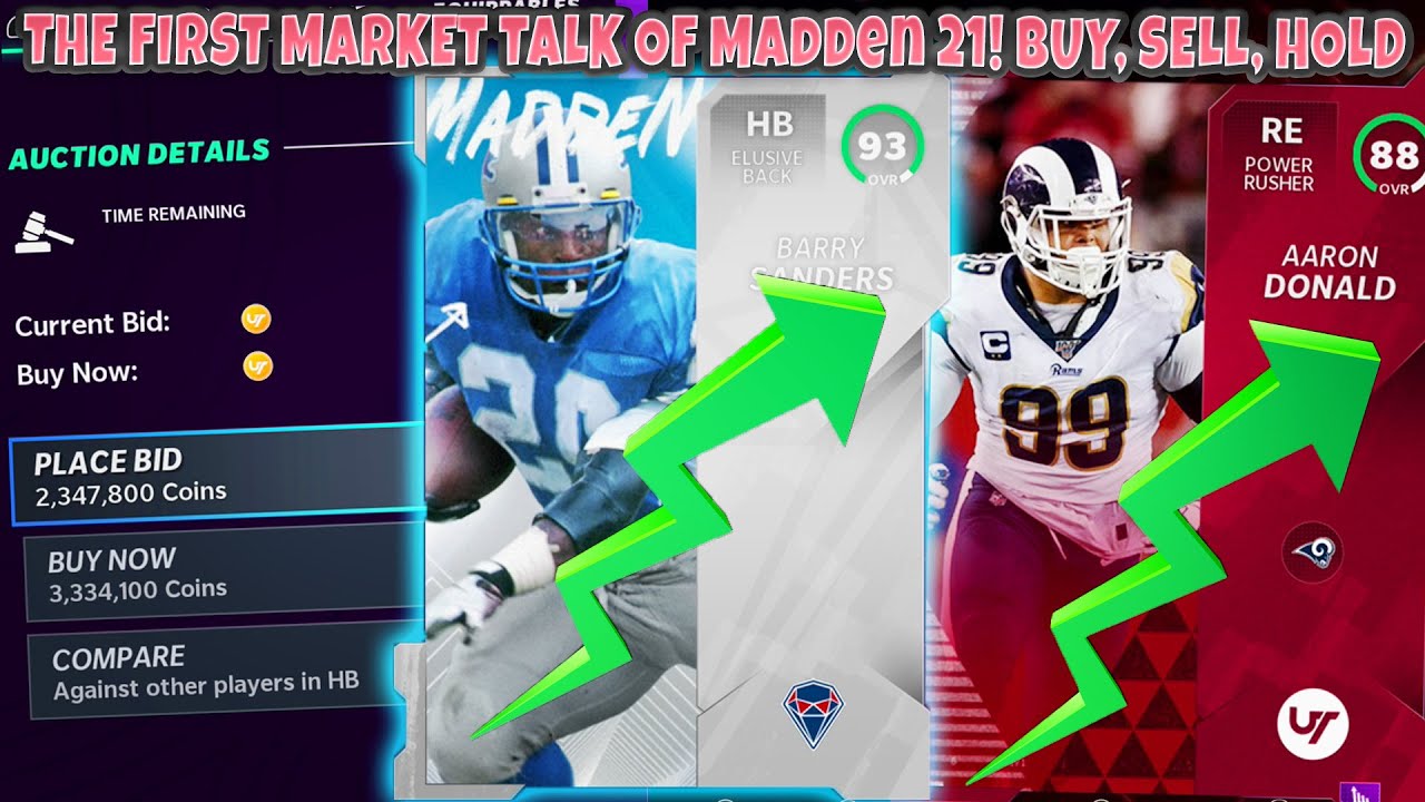 THE FIRST MARKET TALK OF MADDEN 21! SHOULD YOU BUY , SELL, OR AVOID THE MARKET! | MADDEN 21