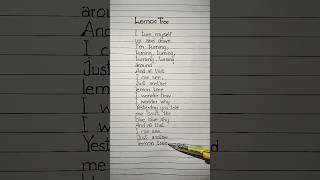 gustixa lemon tree lyrics