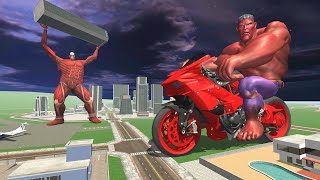Download Lagu Franklin Found Gaint Red Hulk Bike - INDIAN BIKES DRIVING 3D MP3