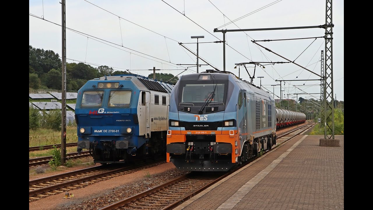 [4K] Bahnverkehr in Gerstungen