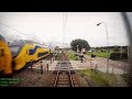 Train Cab Ride NL / Empty Train / Alkmaar – Beverwijk - Haarlem / DDAR / Sep 2017