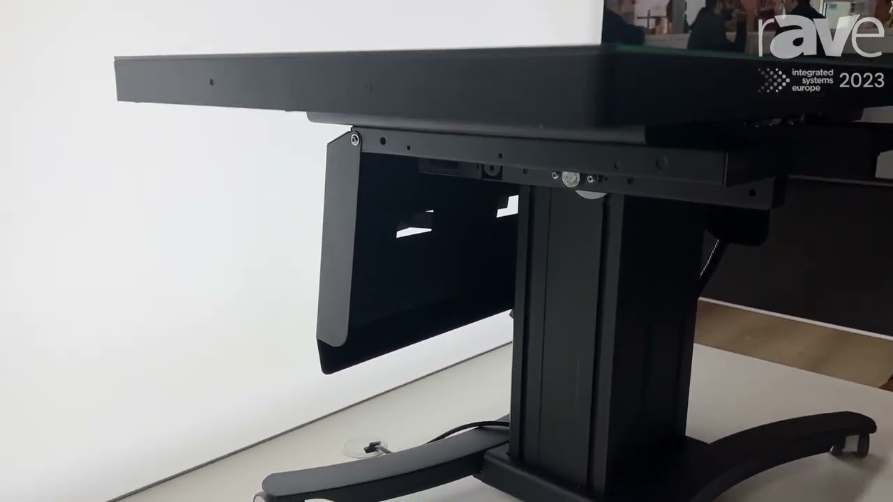 ISE 2023: Conen Systems Exhibits SCETTA Motorized Height- and Tilt-Adjustable Cart for Education