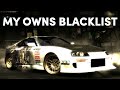 Nfs most wanted  my owns blacklist cars