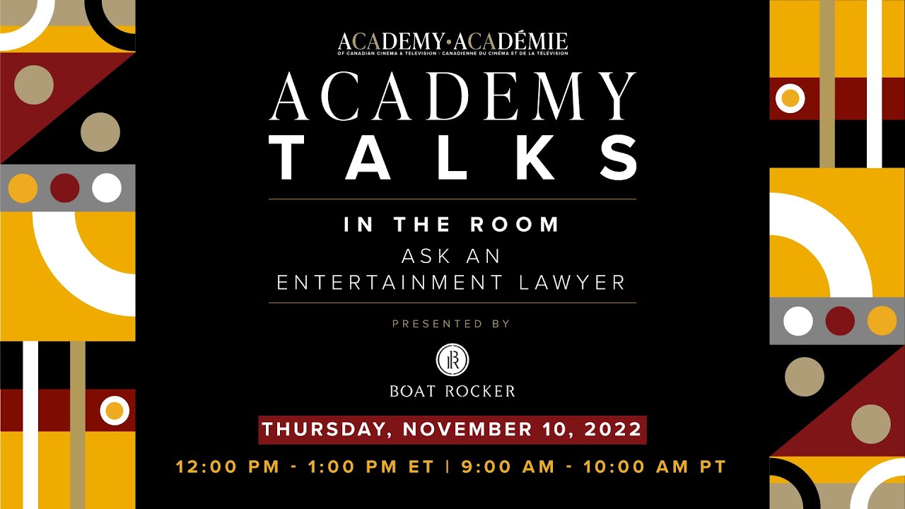 Academy Talks: In the Room | Ask an Entertainment Lawyer