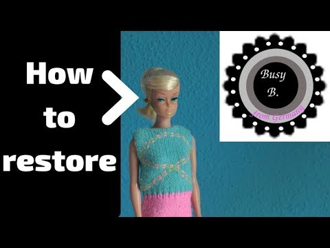 vintage barbie restoration