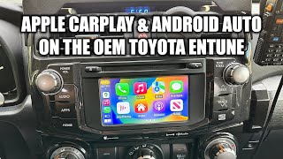 Wireless Apple Carplay and Android Auto added to Toyota 4Runner Entune System!!!