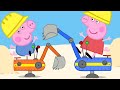Digger world adventures  peppa pig official channel family kids cartoons