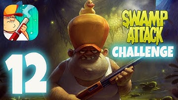 Swamp Attack - Gameplay Walkthrough Episode #12 - Challenge Levels 8-15 (iOS, Android)