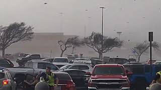 Powerful Tornado Caught on Cam at a Walmart store in Round Rock, Texas