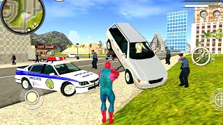 Spider Rope Hero: Vice Town- Best Android IOS Gameplay screenshot 2