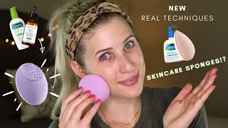 NEW Real Techniques MIRACLE SKINCARE SPONGES // Miracle CLEANSE &amp; Miracle SKINCARE Sponge Review